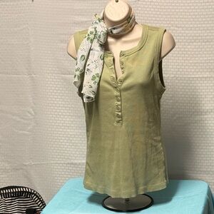 Tank top:Universal Thread Olive Green Sleeveless Top